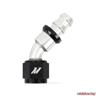 Mishimoto 8AN 45 Degree Push-Lock Fitting - MMFT-PL-845