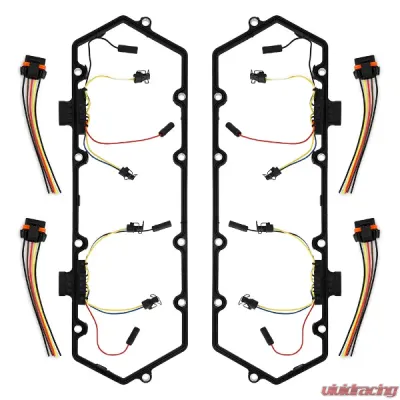 Mishimoto Glow Plug Harness Valve Cover Gasket Set - MMGH-F2D-94