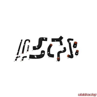 Mishimoto Silicone Hose Kit BMW M3 1988-1991 - MMHOSE-E30-88BK