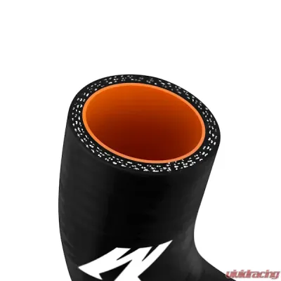 Mishimoto Black Upper Silicone Hose - MMHOSE-EVO-UBK