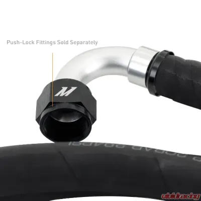 Mishimoto 12AN 20ft Push Lock Hose - MMHOSE-PL-12-240