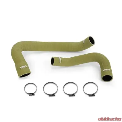 Mishimoto Olive Drab Silicone Hose Kit Jeep Wrangler 2007-2011 - MMHOSE-WR6-07OD