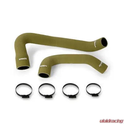 Mishimoto Olive Drab Silicone Hose Kit Jeep Wrangler 1997-2006 - MMHOSE-WR6-97OD