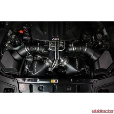 Mishimoto Micro-Wrinkle Black Charge Pipes - MMICP-F10-12MWBK