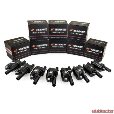 Mishimoto Ignition Coil 8 Set Buick | Cadillac | Chevrolet | Pontiac | GMC | Hummer 2005-2020 - MMIG-LSRD-0708