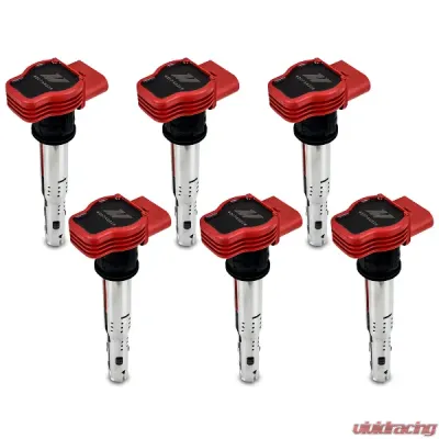 Mishimoto Ignition Coil 6 Set Audi SQ5 | A8 | R8 | Volkswagen Beetle | Tiguan | Passat | GTI 2005-2019 - MMIG-VW-0606