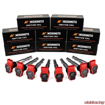 Mishimoto Ignition Coil 6 Set Audi SQ5 | A8 | R8 | Volkswagen Beetle | Tiguan | Passat | GTI 2005-2019 - MMIG-VW-0606