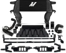 Mishimoto High-Mount Intercooler Kit w/ Black Core & Black Pipes Ford Bronco 2021-2023