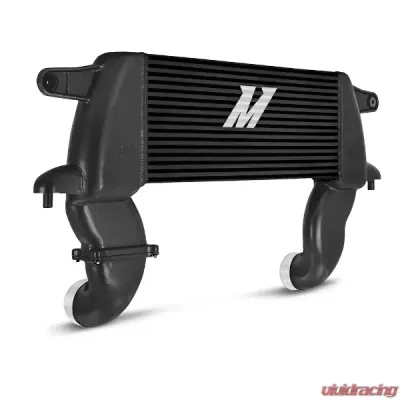 Mishimoto High-Mount Intercooler Kit w/ Black Core & Polished Pipes - MMINT-BR23-21HKBKP
