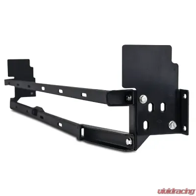 Mishimoto High-Mount Intercooler Kit w/ Black Core & Polished Pipes - MMINT-BR23-21HKBKP