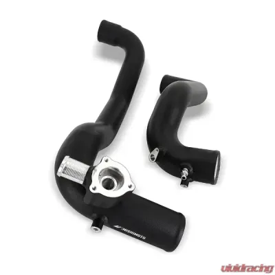 Mishimoto High-Mount Intercooler Kit w/ Silver Core & Black Pipes Ford Bronco 2021-2023 - MMINT-BR23-21HKSLBK