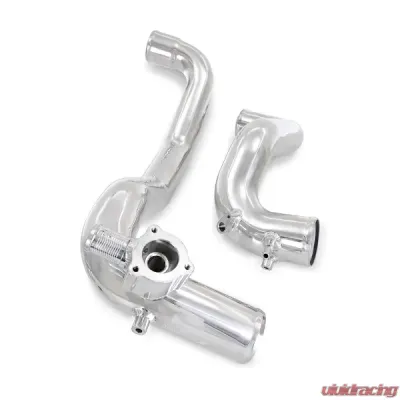 Mishimoto High-Mount Intercooler Kit w/ Silver Core & Polished Pipes Ford Bronco 2021-2023 - MMINT-BR23-21HKSLP