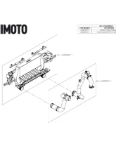 Mishimoto High-Mount Intercooler Kit w/ Black Core & Polished Pipes                                     - MMINT-BR23-21HKBKP - Image 4
