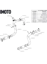 Mishimoto High-Mount Intercooler Kit w/ Black Core & Polished Pipes                                     - MMINT-BR23-21HKBKP - Image 6