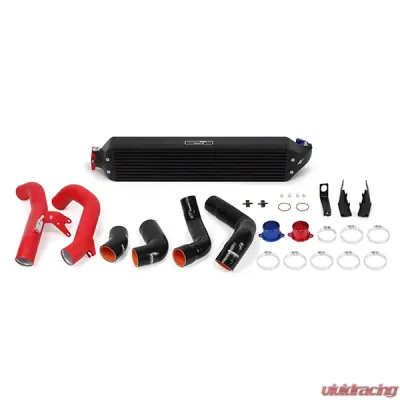 Mishimoto Intercooler Kit w/ Red Pipes Honda Civic 2016-2021 - MMINT-CIV-16KBKWRD