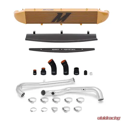 Mishimoto Front Mount Intercooler Kit w/ Silver Pipes Ford Fiesta ST 2014-2019 - MMINT-FIST-14KPG