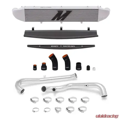 Mishimoto Front Mount Intercooler Kit w/ Silver Pipes Ford Fiesta ST 2014-2019 - MMINT-FIST-14KPSL