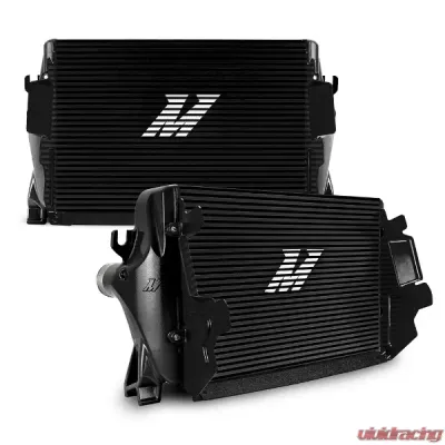 Mishimoto Performance Intercooler w/ Wrinkle Black Pipes Ram 2500 | 3500 2019-2024 - MMINT-RAM-19KBKWBK