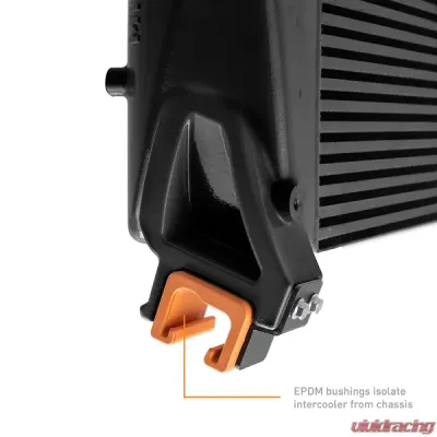 Mishimoto Performance Intercooler w/ Wrinkle Black Pipes Ram 2500 | 3500 2019-2024 - MMINT-RAM-19KBKWBK