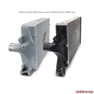 Mishimoto Performance Intercooler w/ Silver Pipes Ram 2500 | 3500 2019-2024 - MMINT-RAM-19KSLP