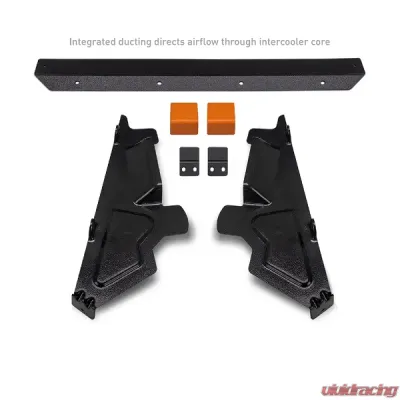 Mishimoto Performance Intercooler w/ Wrinkle Black Pipes Ram 2500 | 3500 2019-2024 - MMINT-RAM-19KSLWBK