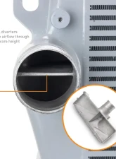 Mishimoto Performance Intercooler w/ Wrinkle Black Pipes Ram 2500 | 3500 2019-2024                                     - MMINT-RAM-19KSLWBK - Image 8