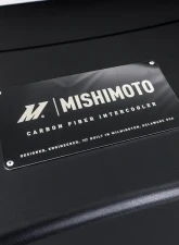 Mishimoto 450mm Black Core Offset Purple Anodized V-Band Gloss Tank Universal Carbon Fiber Intercooler                                     - MMINT-UCF-G4B-C-P - Image 3