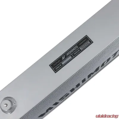 Mishimoto 450mm Black Core Offset Purple Anodized V-Band Gloss Tank Universal Carbon Fiber Intercooler - MMINT-UCF-G4B-C-P