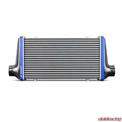 Mishimoto 450mm Black Core Offset Purple Anodized V-Band Gloss Tank Universal Carbon Fiber Intercooler - MMINT-UCF-G4B-C-P