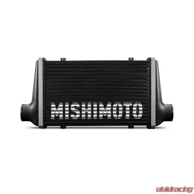 Mishimoto 450mm Black Core Offset Purple Anodized V-Band Gloss Tank Universal Carbon Fiber Intercooler - MMINT-UCF-G4B-C-P