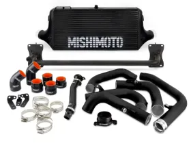 Mishimoto Front Mount Intercooler Kit w/ Black Core MWBK Pipes