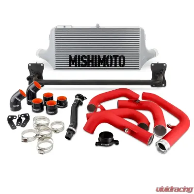 Mishimoto Front Mount Intercooler Kit w/ Silver Core WRD Pipes - MMINT-WRX-22SLRD