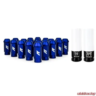 Mishimoto 1/2x20 Aluminum Locking Lug Nuts Set - 23pcs - MMLG-1220-23LBL