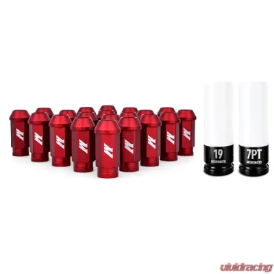 Mishimoto 1/2x20 Aluminum Locking Lug Nuts Set - 23pcs - MMLG-1220-23LRD