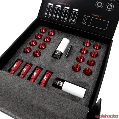 Mishimoto M12x1.25 Aluminum Locking Lug Nuts Set - 20pcs - MMLG-125-20LNC