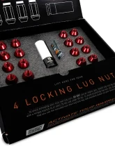 Mishimoto M12x1.5 Aluminum Locking Lug Nuts Set - 20pcs                                     - MMLG-15-20LBK - Image 4