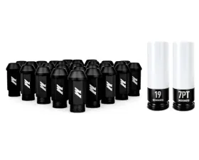 Mishimoto M12x1.5 Black Aluminum Locking Lug Nuts Set