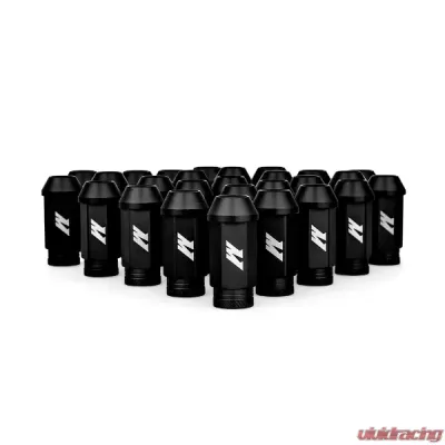 Mishimoto M12x1.5 Black Aluminum Locking Lug Nuts Set - MMLG-15-27LBK