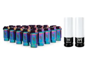 Mishimoto M12x1.5 Neo Chrome Aluminum Locking Lug Nuts Set