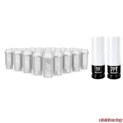 Mishimoto M12x1.5 Silver Aluminum Locking Lug Nuts Set - MMLG-15-27LSL