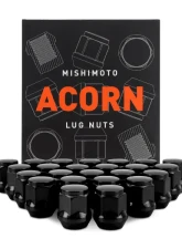 Mishimoto M12x1.5 Steel Acorn Lug Nuts - 24pcs                                     - MMLG-AC1215-24BK - Image 3