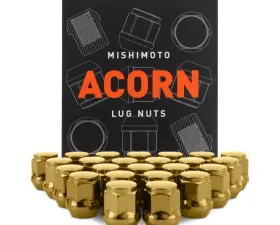 Mishimoto M12x1.5 Steel Acorn Lug Nuts - 24pcs