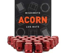 Mishimoto M12x1.5 Steel Acorn Lug Nuts - 24pcs