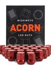 Mishimoto M12x1.5 Steel Acorn Lug Nuts - 24pcs                                     - MMLG-AC1215-24RD - Image 3