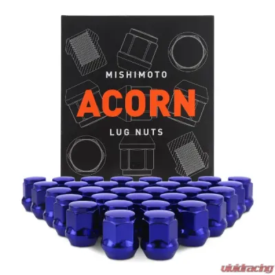 Mishimoto M14 x 1.5 Steel Acorn Lug Nuts - 32pcs - MMLG-AC1415-32BL
