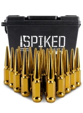 Mishimoto M12x1.5 Steel Spiked Lug Nuts - 24pcs                                     - MMLG-SP1215-24GD - Image 4