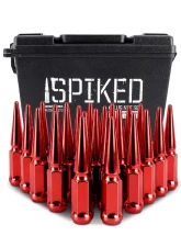 Mishimoto M12x1.5 Steel Spiked Lug Nuts - 24pcs                                     - MMLG-SP1215-24RD - Image 4
