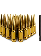 Mishimoto M14 x 1.5 Steel Spiked Lug Nuts - 24pcs                                     - MMLG-SP1415-24GD - Image 4