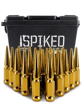Mishimoto M14 x 1.5 Steel Spiked Lug Nuts - 24pcs                                     - MMLG-SP1415-24GD - Image 4