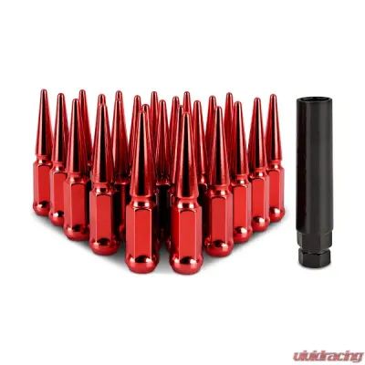 Mishimoto M14 x 1.5 Steel Spiked Lug Nuts - 24pcs - MMLG-SP1415-24RD